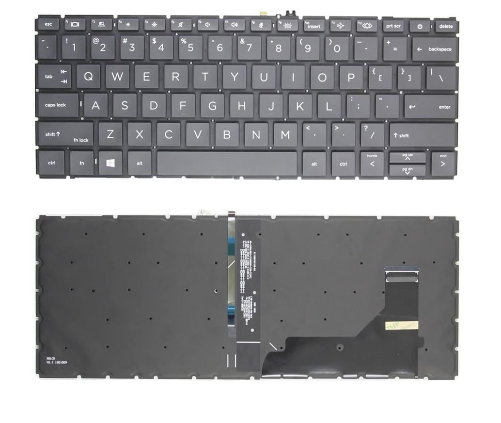 HP EliteBook 630 G7 G8 G9 G10 US配列 キーボード Sanj8 Replacement Compatible Keyboard for HP EliteBook 830 G7