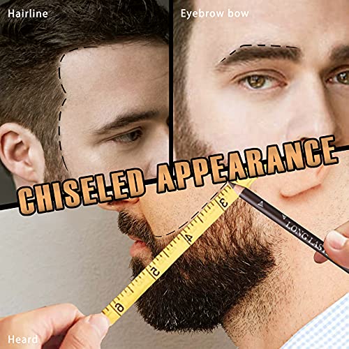 Newbang 12Pcs Barber Pencil Hairline Pencils Beard Guide Beard Outliner Pencils With Sharpener,Hairline Outliner Pencil And Beard Shaping Pencils For Men&Women(Black,White,Dark Brown,Light Brown) #TOP2
