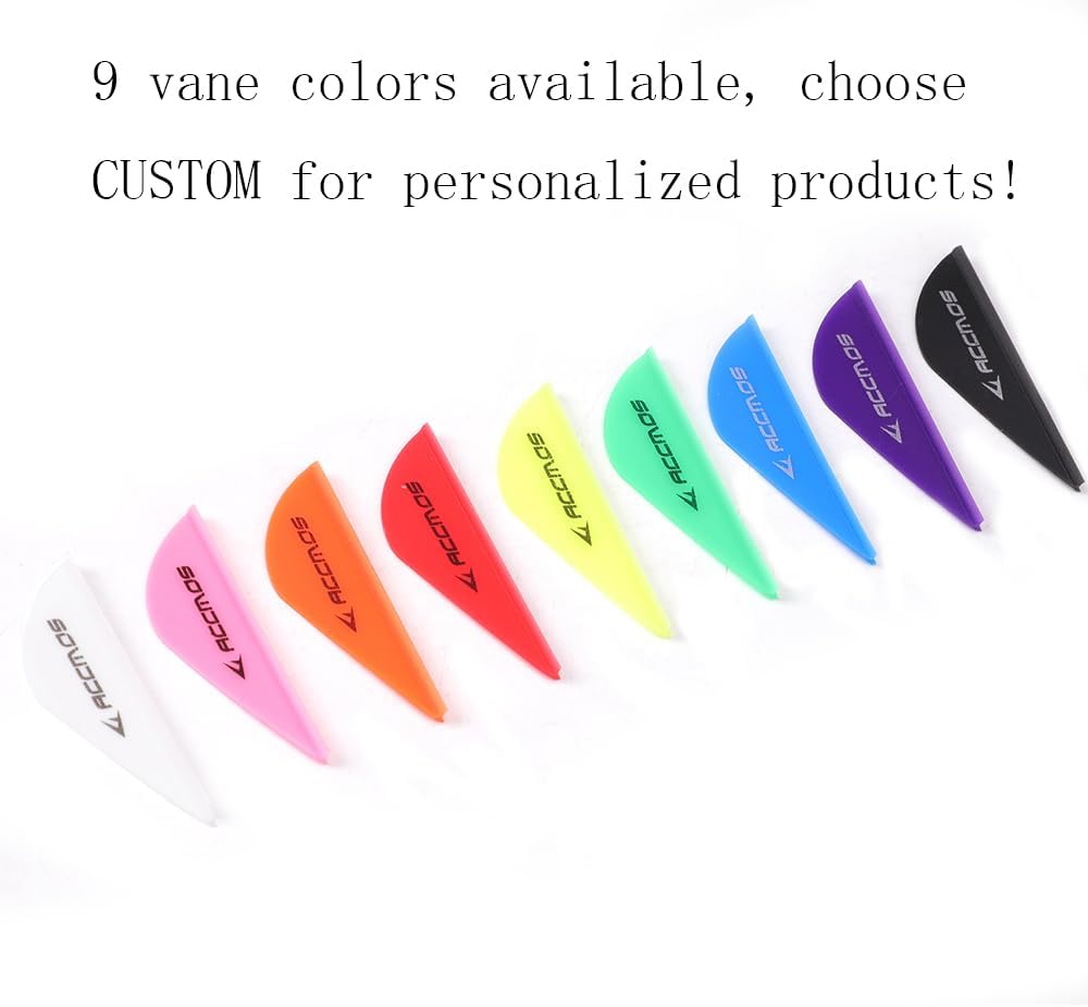 12pc 29-Inch Spine-350 Arrow Removable Tips Targeting Hunting Arrow Plastic Fletching 2 Inch Vane Carbon Arrows for Compound Bow Recurve Bow Adult Youth Archery Red White