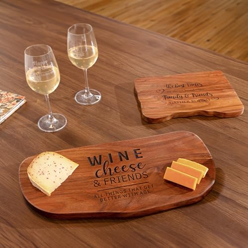 Image of Sheesham Wooden Cheese Board Platter for Serving,Chopping & Cutting|Handcrafted Wooden Plate for Vegetables, Fruits & Cheese|Gift for Birthday, Housewarming & Wedding17 x8.5-Large