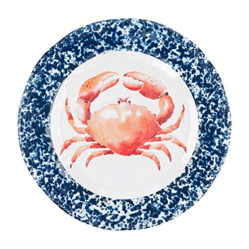 Gourmet Art 12-Piece Crab Melamine Dinnerware Set - Thumbnail 3