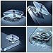 Hemobllo Phone Lens Film Pastes 3 Pcs Set for 12 Tempered Film Fingerprint-Proof Scratch-Resistant Easy to Install Clear