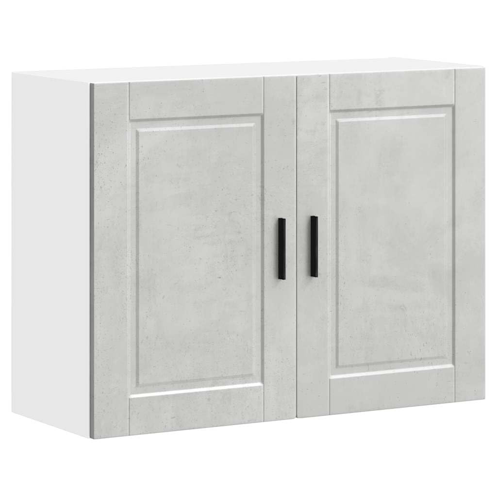 vidaXL - Kitchen Wall Cabinet - Porto - Concrete Grey - 80cm