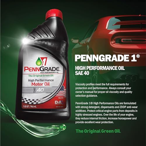 PENN GRADE 1 Aceite SAE 40 - 1 Quart (Pack 12) miniatura 2