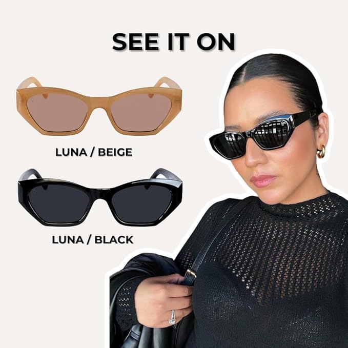 Trendy Sunglasses for Women - Sunglasses Womens with UV protection - Vintage Retro Oval Y2K Fashion Sun Glasses2