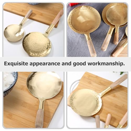 Cuchara para tofu con mango de madera WOONEKY para servir de forma fácil 6