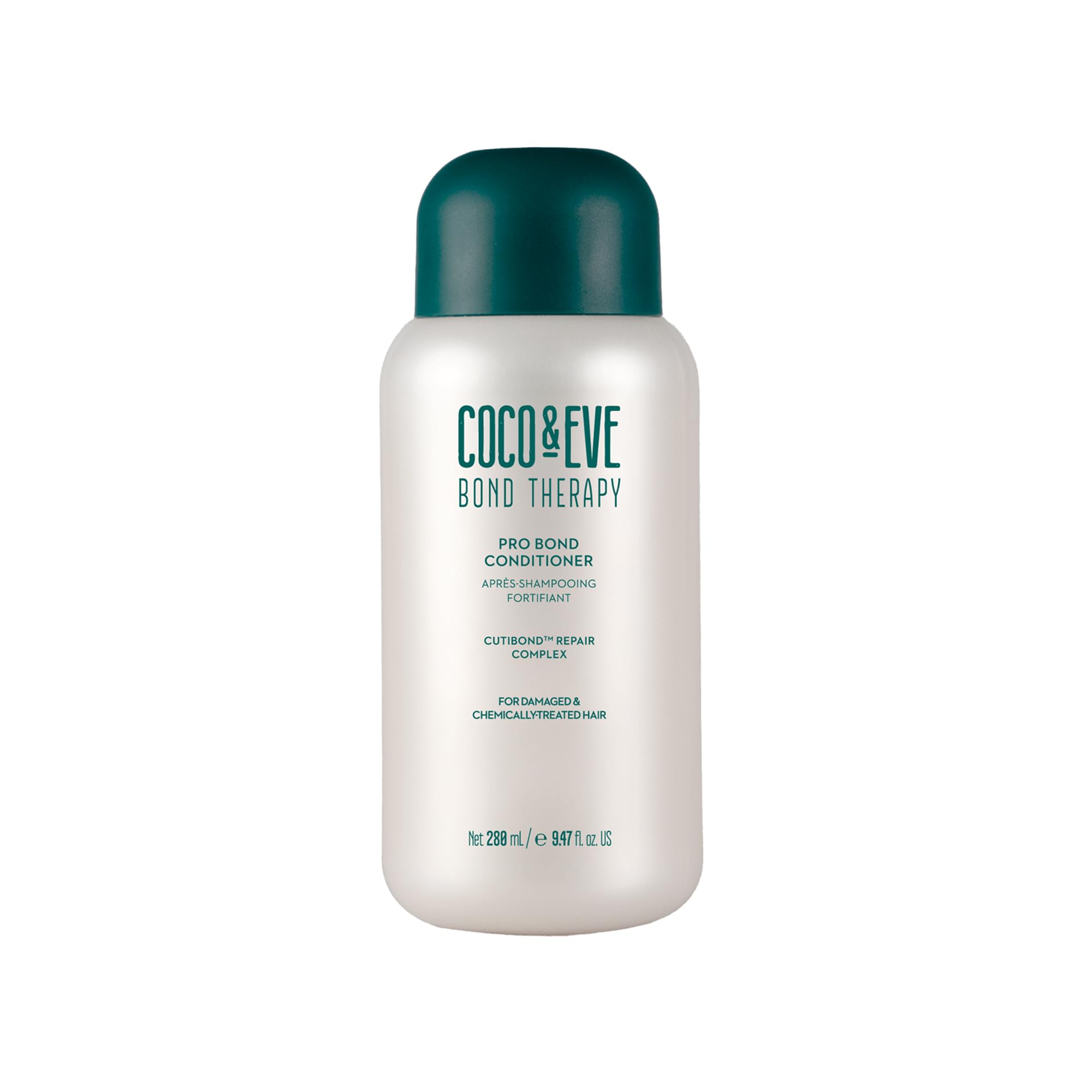 Coco & Eve Bond Therapy Pro Bond Conditioner. Strengthens and Repairs Hair Bonds with Less Breakage. Hydrating, Nourishing Conditioner for Damaged, Chemically Treated Hair. (280 ml)