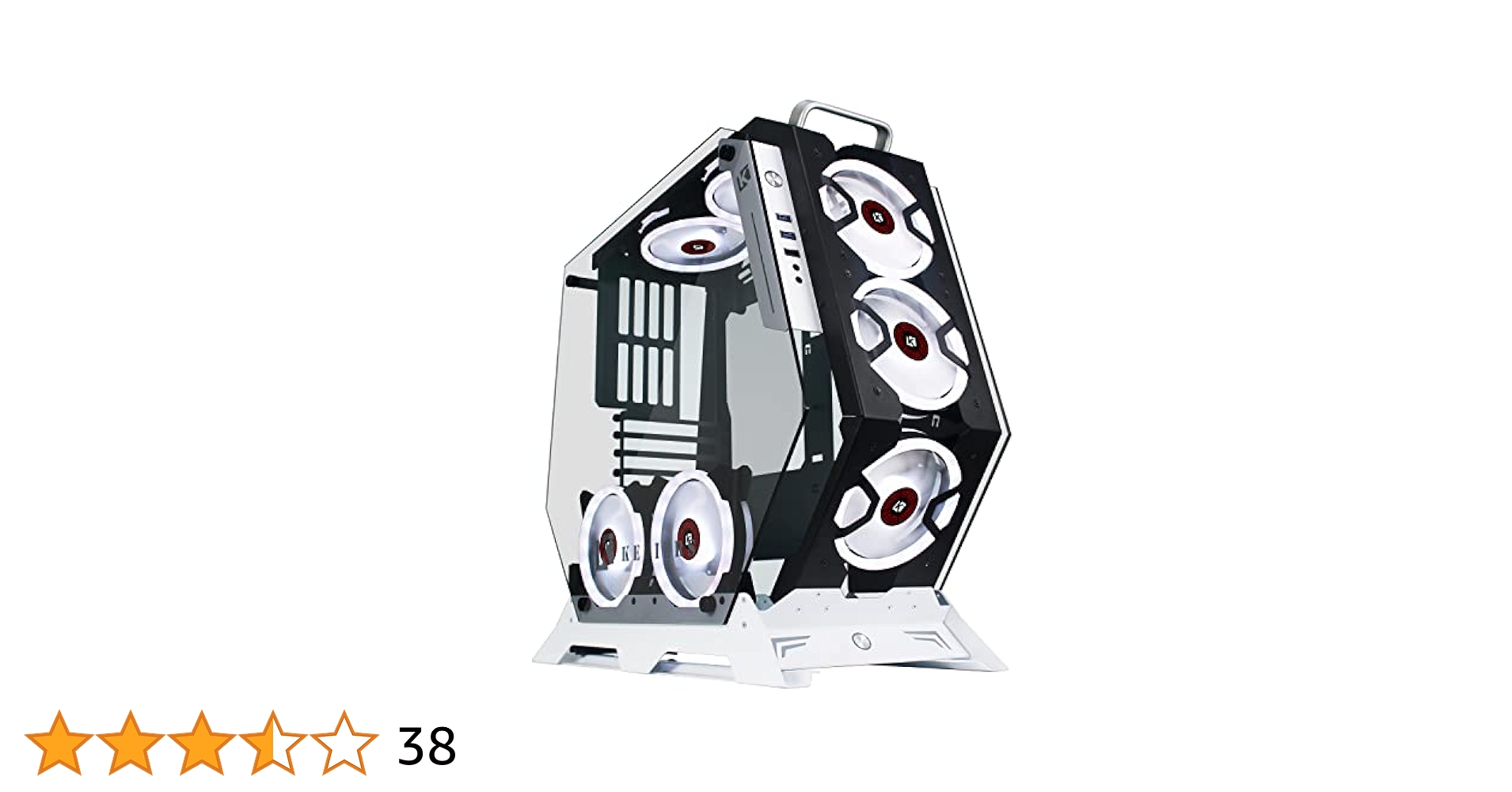 Amazon.co.jp: KEDIERS PCケースATX-7つのARGBファンを備えた