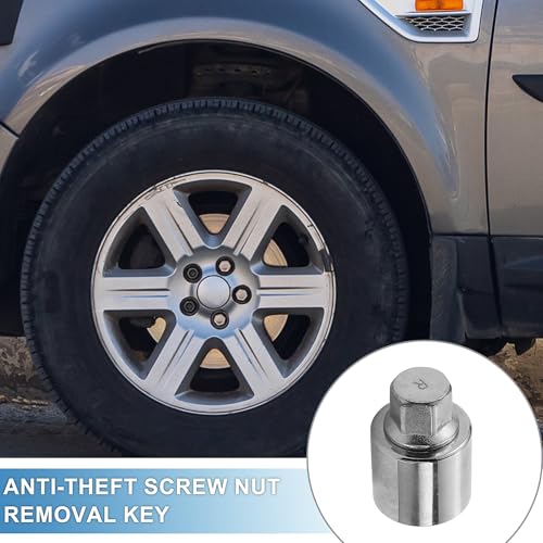 Image of Car Wheel Lock Lugnut Type R Anti-theft Screw Nut Removal Key Socket for Land Rover Range Rover Evoque Freelander