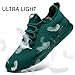 QIJGS Running Shoes for Men Tennis Athletic Gym Sneakers Mesh Lightweight Sports Fashion Workout Casual Shoes-Green-8