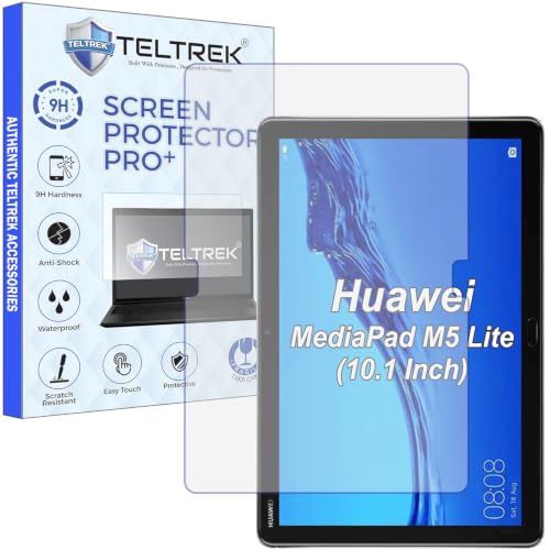 Image of Screen Guard Compatible With Huawei Mediapad M5 Lite Tab (10.1 inch Inch Tablet) Flexible Fiber Screenguard Not a Tempered Glass Screen Protector