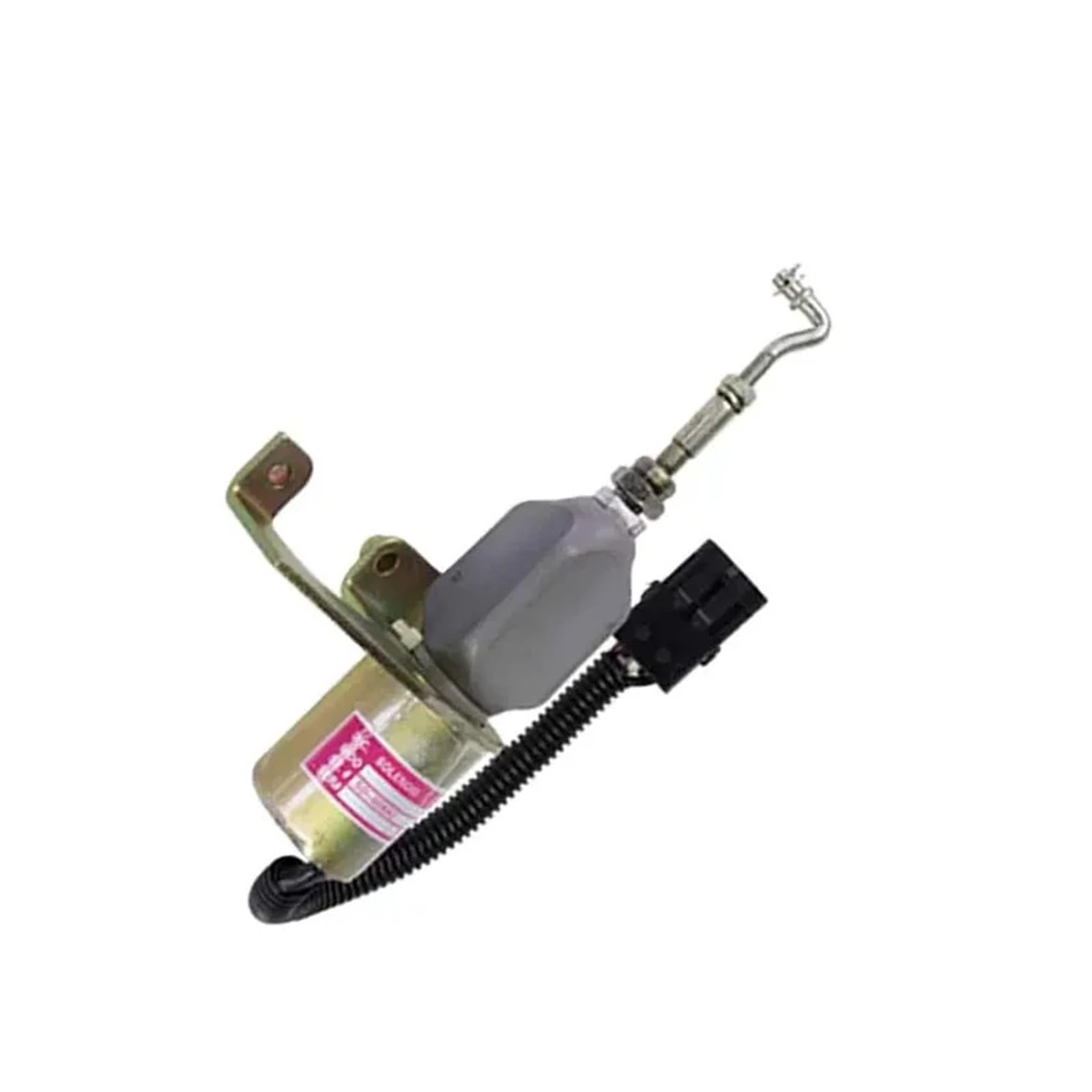 Solenoide de corte de combustible Solenoide de control del acelerador de 24 V, solenoide de corte de combustible 4942879 C5254169 SD-008A2, compatible con Cummins 6CT