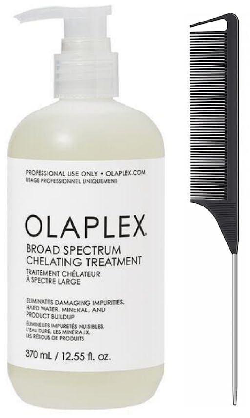 Broad Spectrum Chelating Treatment 12.55 Oz And Black Steel Comb