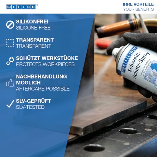 WEICON Schweißschutz-Spray, farblos, 400 ml – Ansicht 3