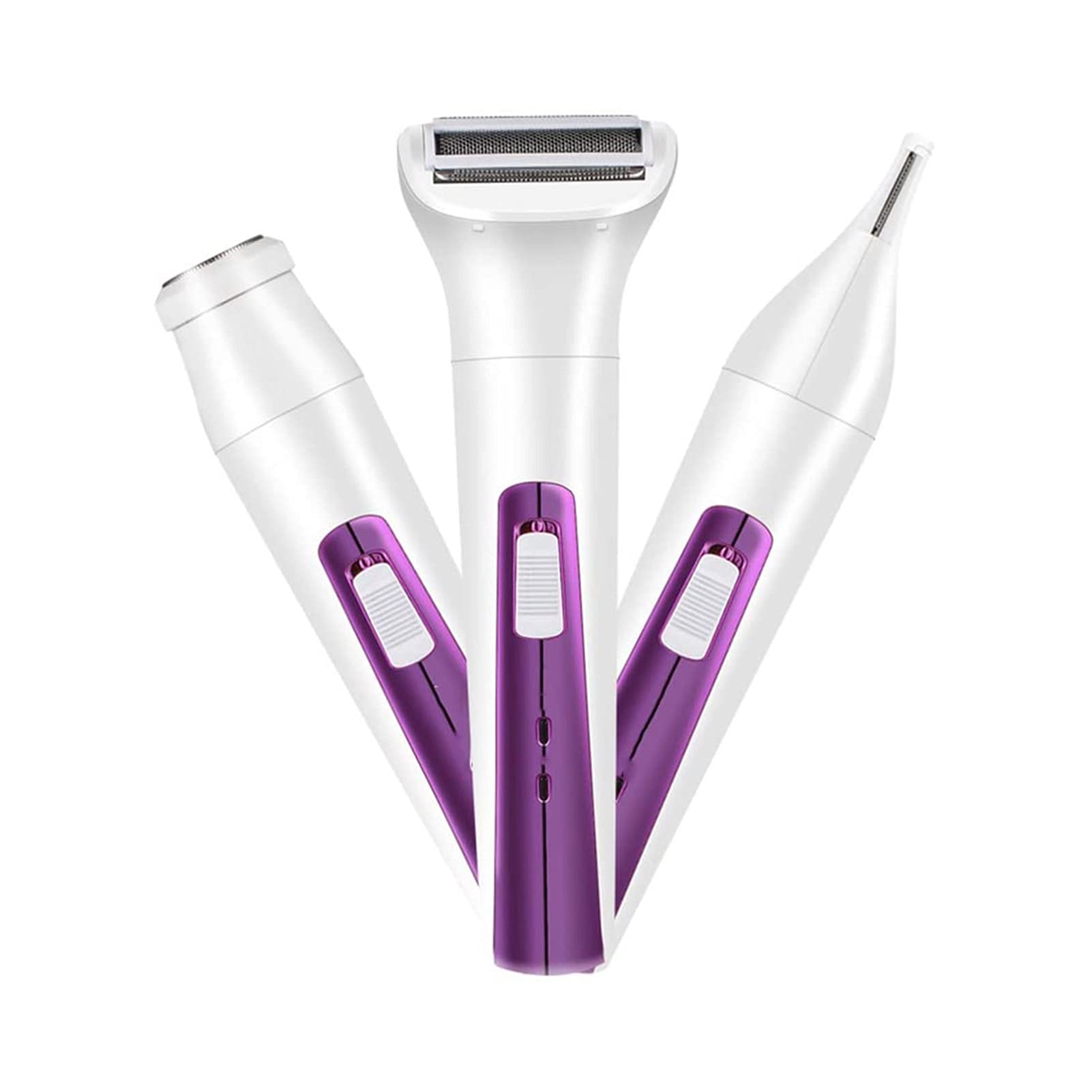 Epilator for Women Hair Removal 3 in 1 Electric Epilator Hair Shaver Ladys Electric Trimmer Remover Waterproof Razor