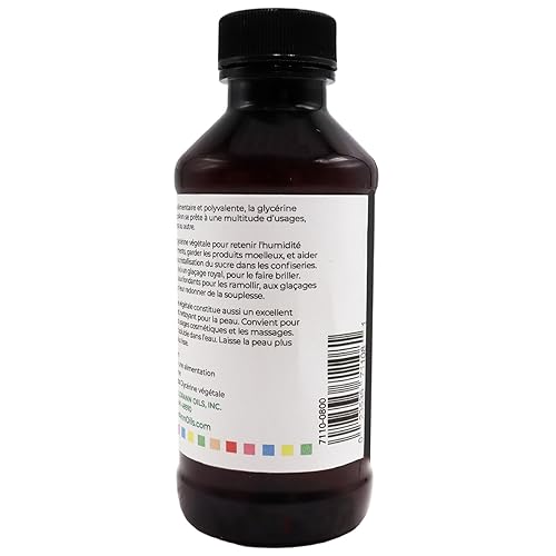 Miniatura 3 de LorAnn - Glicerina vegetal, botella natural de 4 onzas