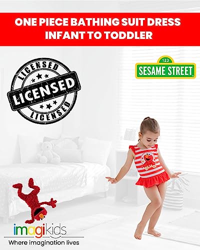 Sesame Street Elmo One-Piece Bathing Suit2