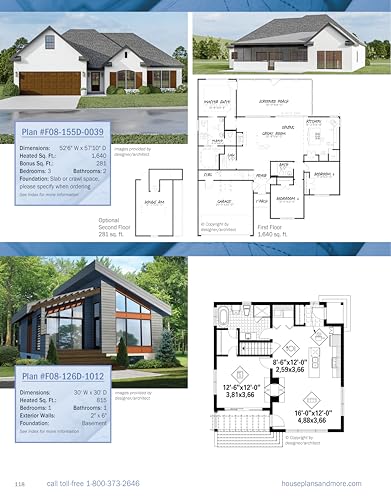 Best-Selling 1-Story Home Plans, 5th Edition: Over 360 Dream-Home Plans in Full Color (Creative Homeowner) Craftsman, Country, Contemporary, and Traditional Designs with More Than 250 Color Photos - Image 7