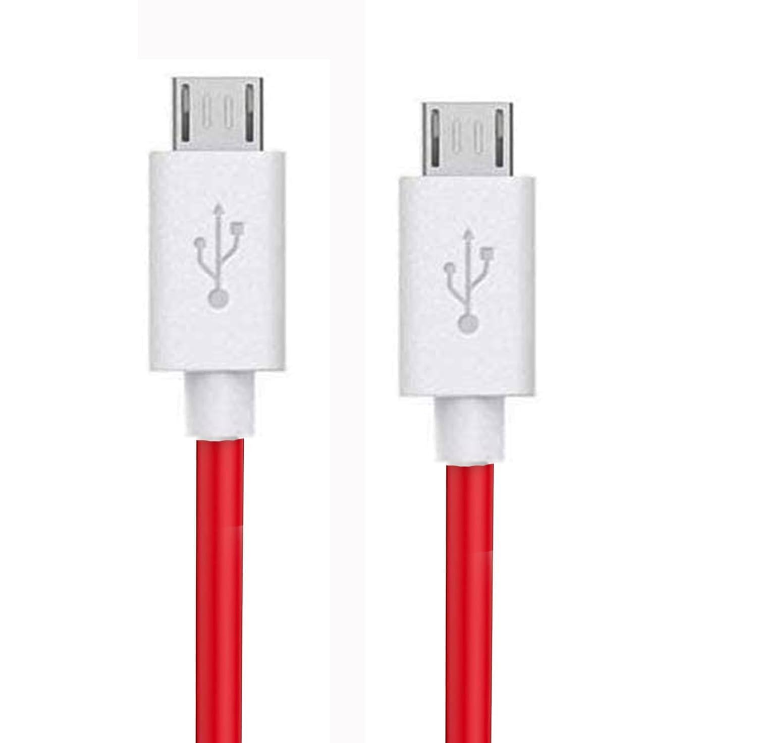 CRAFT WORLD Micro USB to Micro USB OTG Cable, Male to Male M USB Cable, Compatible with DJI Spark and Mavic, PS4, Android Phone and Tablet, DAC,Cable Protector (10INCH) RED Withe-image-26