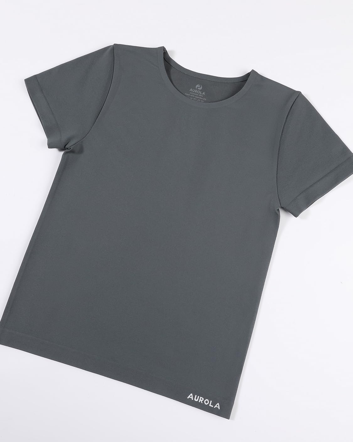 AUROLA Women Essentials Seamless Short Sleeve Fitted Tshirt Gym Workout Athletic Shirts Top Tee