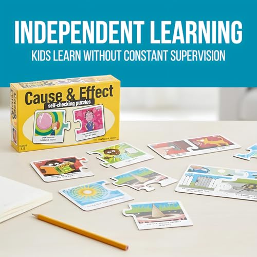 Cause and Effect Matching Game - 50 piezas - Juego educativo miniatura 3