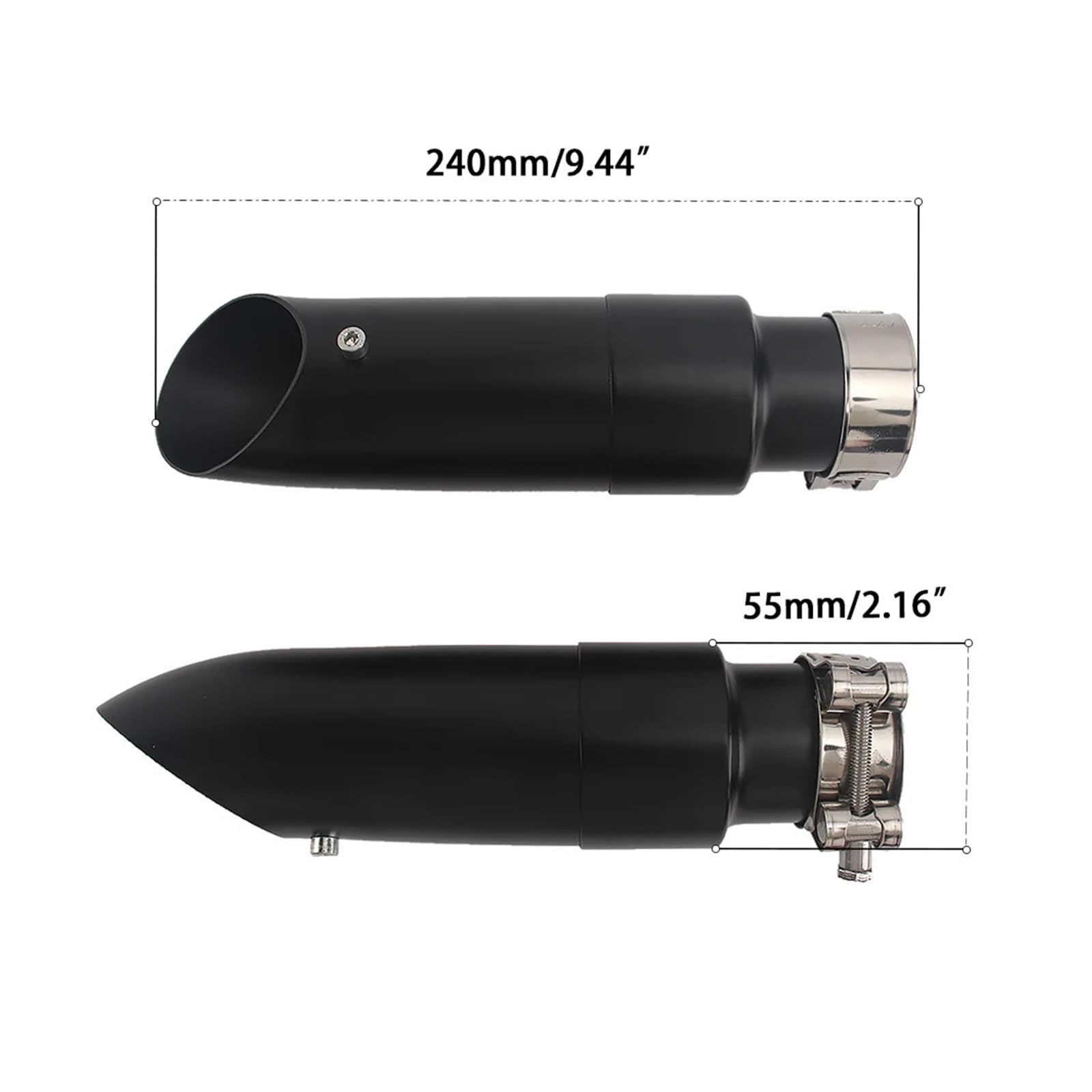 Système D'échappement Slip-on pour Scout Bobber Sixty Rogue Twenty 2015-2023, Silencieux Shorty GP avec DB Killer Tuyau d'échappement