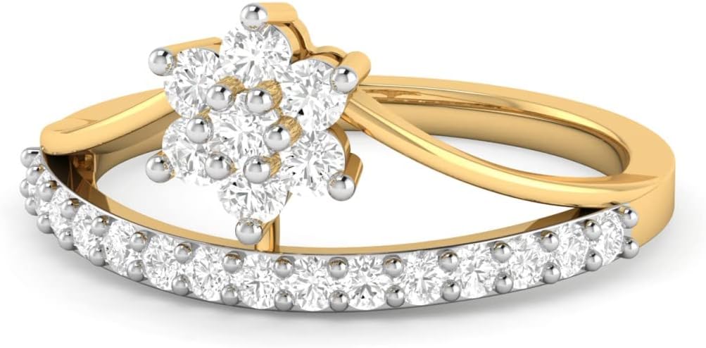 PC Jeweller The Cadi Diamond Ring (Ring Size: 21)