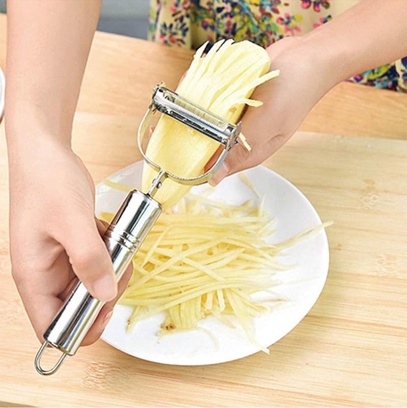 Stainless Steel Carrot Potato Fruit Peeler Durable Razor Sharp Cutter Shredder Slicer Vegetable Julienne Peeler 2