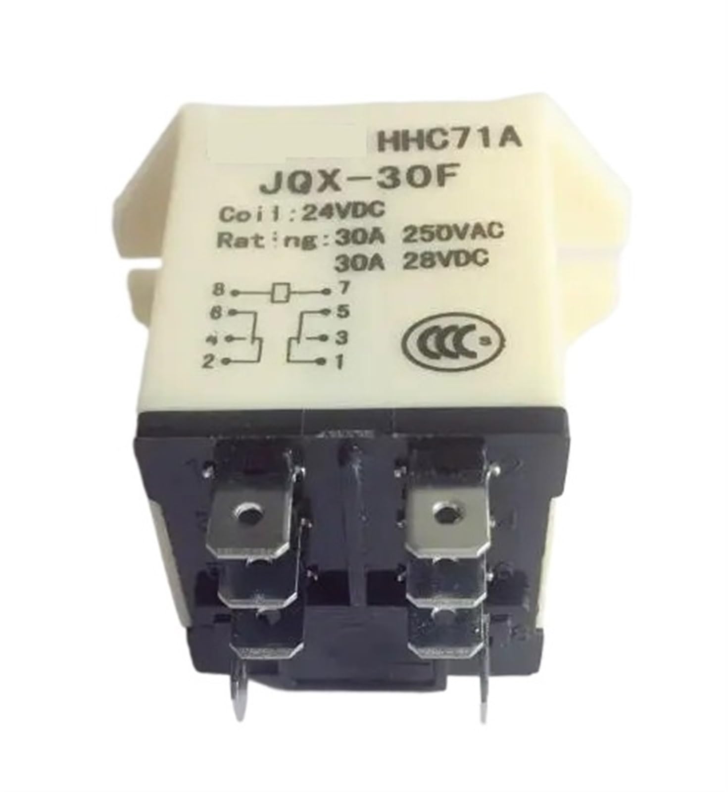 Relais intermédiaire HHC71A-2Z 30A pour circuit de commande et automatisme AC220V