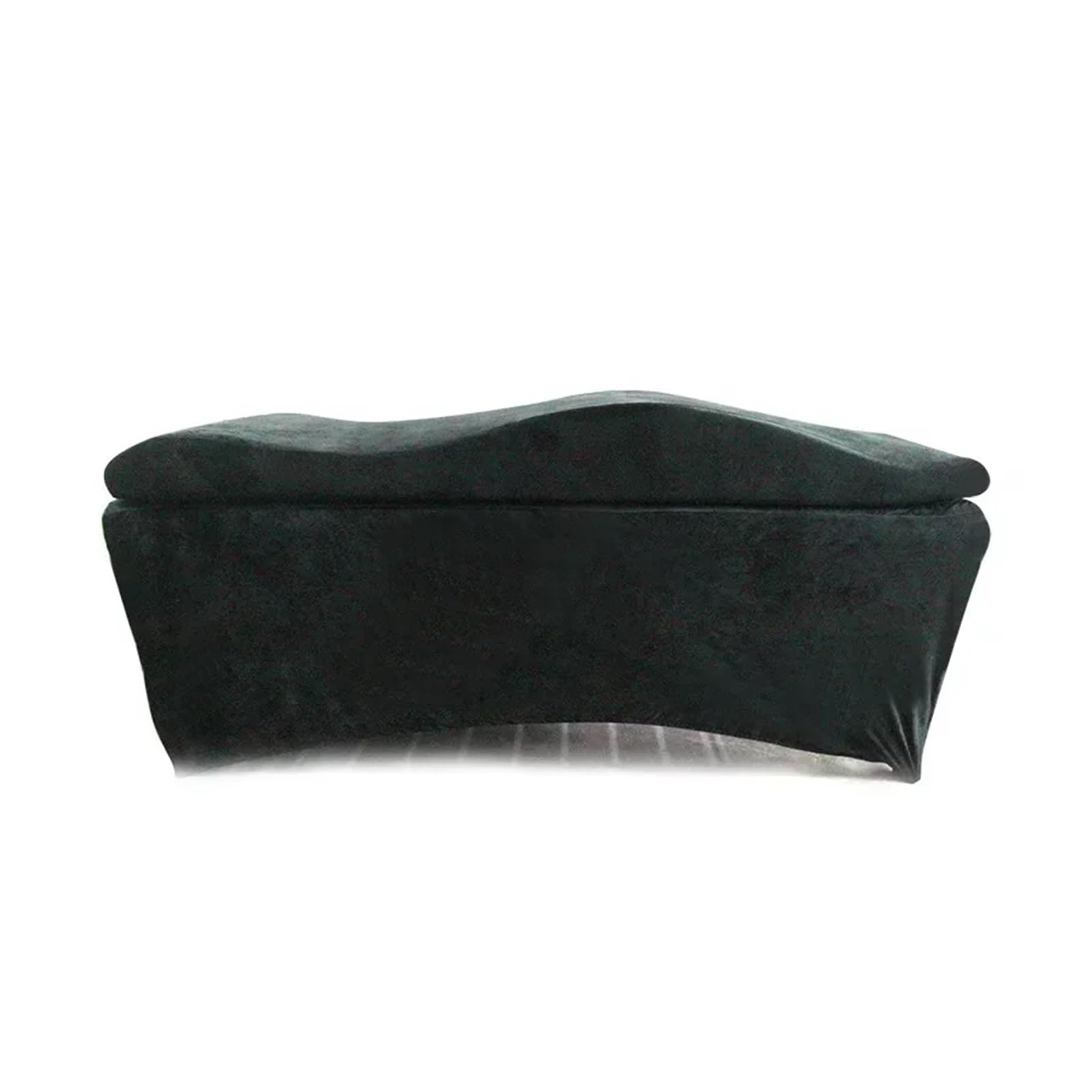 LUKYWANG Lash Bed Lash Bed Topper and Bed Cover, Ergonomic Curvy Massage Table Cushion, Eyelash Mattress Bed for Beauty Salon Eyelash Mattress(Black Bed and Cover,180x60 cm)