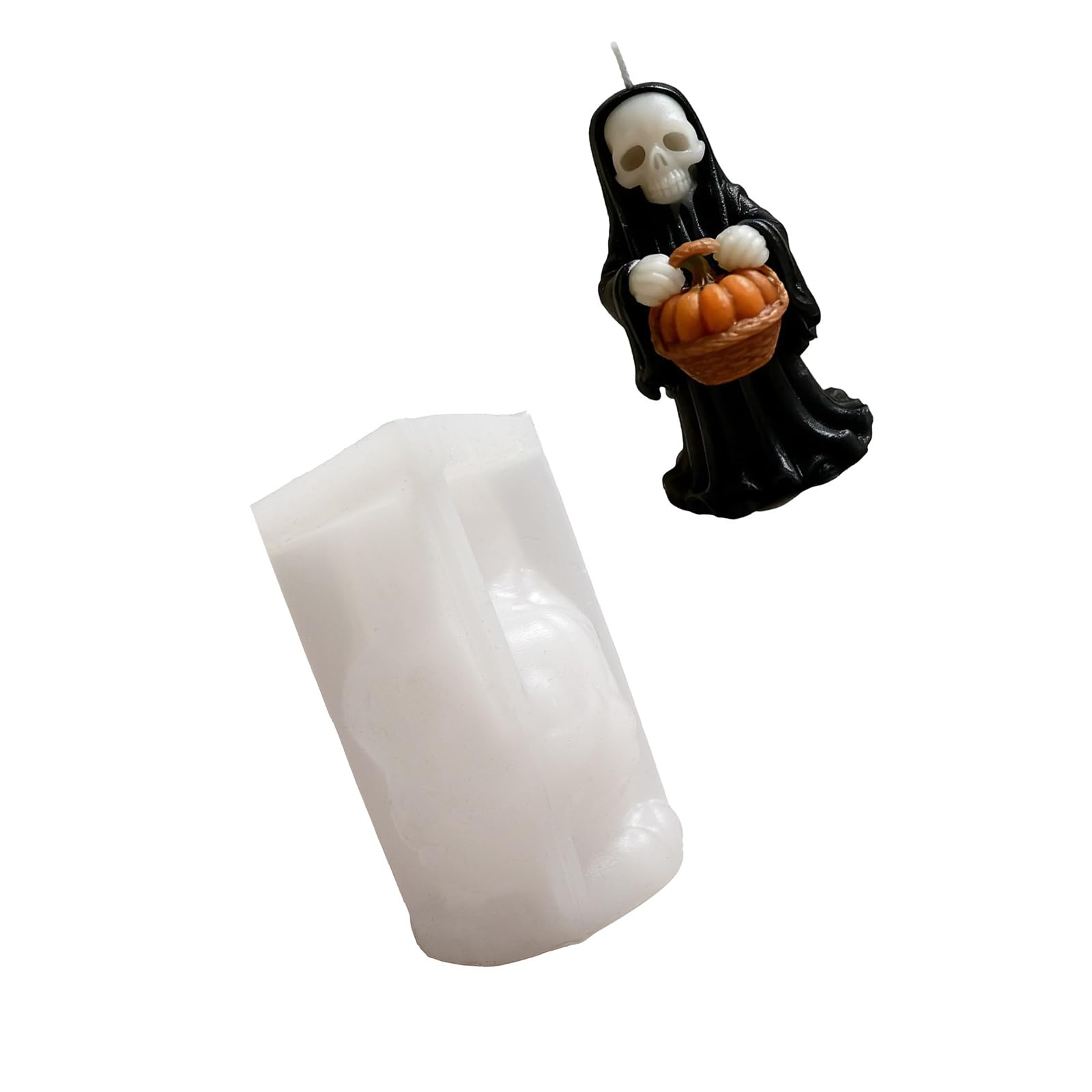Zxfdsfdbnm Skull Silicone for Halloweens Craft Flexible Designs Making Artistics Decoration and Party Projects Halloweens Craft