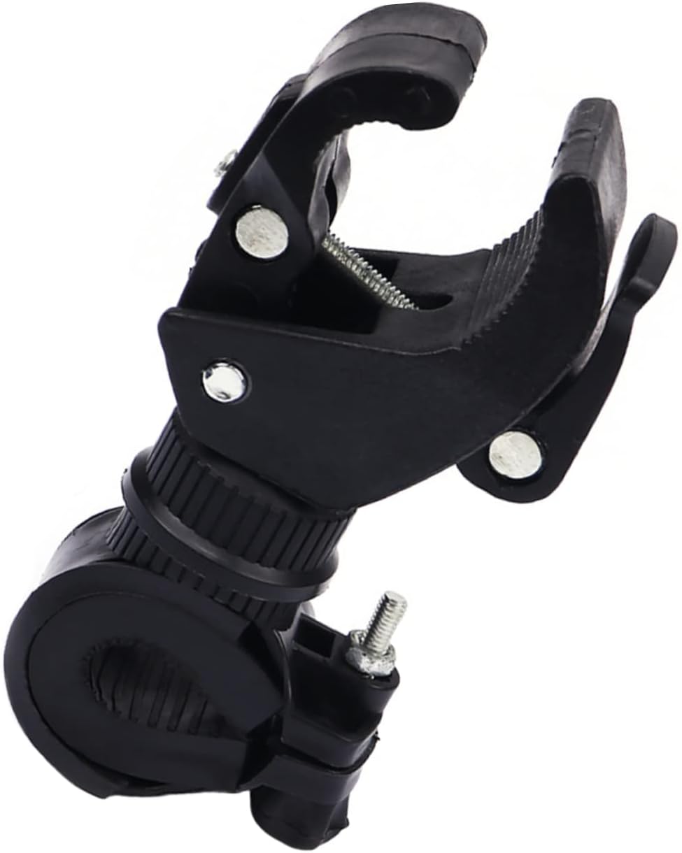 3pcs Bike Flashlight Holder Rotation Stable and Practical Torch Stand for Mountain Biking Easy to Install Essential Cycling Accessory