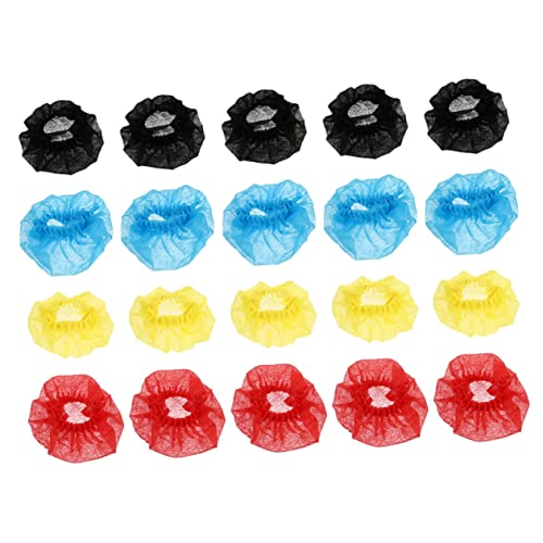 Abaodam 120Pcs Non Woven Microphone Covers Disposable Mic Protectors for Handheld Microphones Splash and Noise Reducing Sleeve Strong Adaptability for Various Models Includes Colors