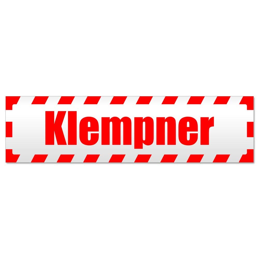 Kiwistar Magnetschild 'Tierarzt Gestreift' – 20 Cm Rot, Magnetisch Für Auto & PKW