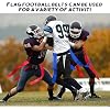 Haootadiy Flag Football Belts Set, 14 Player Adjustable Flags with 42 Flags.Training Cones, Football for Kids Youth Adults.