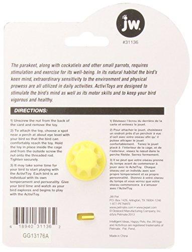 JW Pet Company 31136 Tip and Treat for Pets, Yellow, 1 Count (Pack of 1) - Image 3