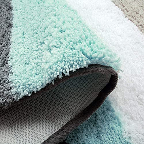 Tapis en peluche rectangulaire lavable et robuste pour chambre