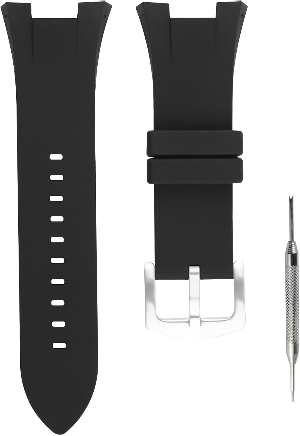 Rubber Watch Band Compatible for Armani Exchange AX Series AX1040 AX1041 AX1042 AX1050 Silicone Strap Replacement for men and women wirst watchband