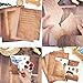 48 Sheets Antique Paper - Classic Aged Vintage Paper - Old Looking Writing Letter Scrapbook Paper,Decorative Printer Paper for Invitation Art Craft Certificate A4