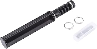 Leather Lace Cutter Maker, 6.1 x 0.63in Leather Knife, Plastic Strip Cutting Tool with 3 Steel Blades and 2 Rings for Beginners and Professionals DIY Items