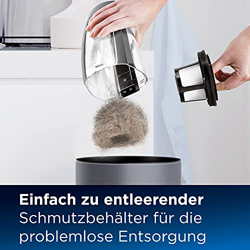 Bissell Pet Hair Eraser, Kabelloser Handstaubsauger, Rotierende Bürstenrolle, 14.4V, Bekämpft Tierhaare & Schmutz, Für Ihre Treppen, Polster, Autos und Teppiche, 68dB, Schwarz/Titan, 2278N