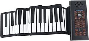 Amazon.com: electronic Piano Keyboard 88-key Hand-rolled Piano With ...