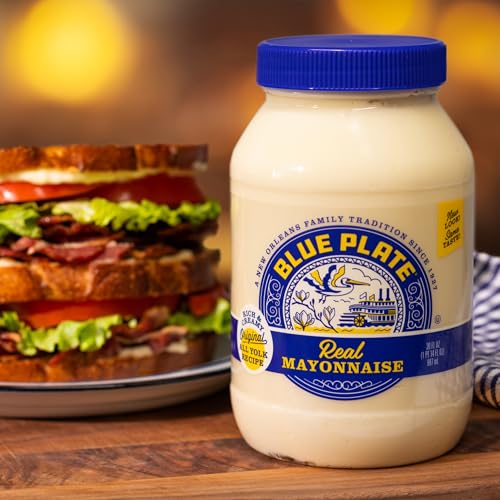 Image of Blue Plate Real Mayonnaise, 48 Fl Oz Jar (Pack of 1)