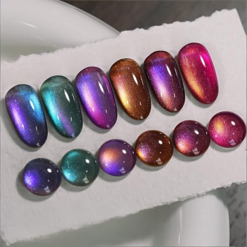 Born Pretty Cat Magnetic Eye Gel Chameleon U V verniz de unhas magnético brilho gel verniz manicure e arte de unhas DIY em casa