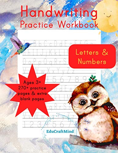 Handwriting Practice Workbook: Letters & Numbers