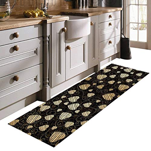 Tapis longs en caoutchouc antidérapant protection de sol mince