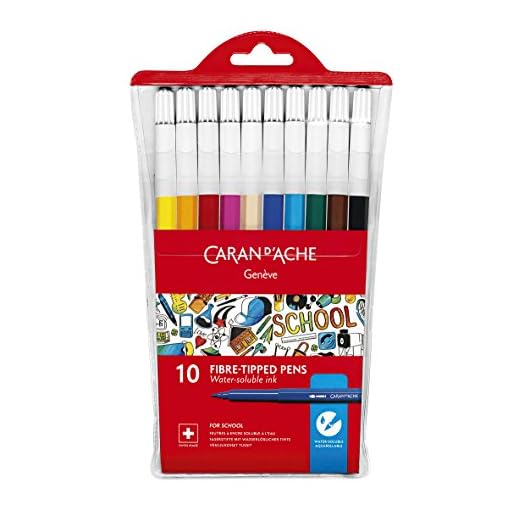 Caran D'Ache 285-810 - Pack de 10 rotuladores