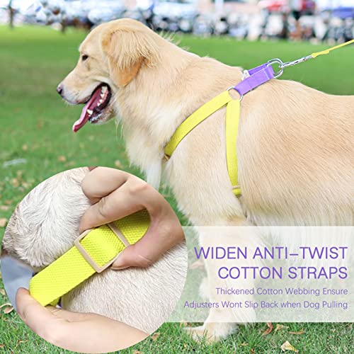No Pull Dog Harness And Leash Set, Step In Dog Halter Harness With Poop Bag Holder, Adjustable Lightweight Cotton Straps Suitable For Small Medium Large Dogs Outdoor Walking Running Hiking #TOP6
