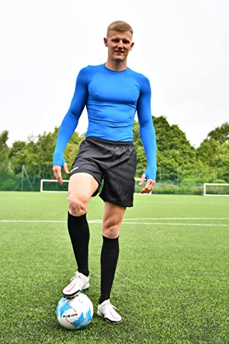 Precision Unisex's Essential Base Layer Long Sleeve Shirt, Royal, Large - Image 4