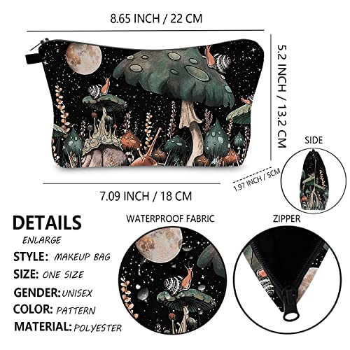 FAVORTALK Makeup Bag Waterproof Makeup Bag Cosmetic Bag Polyester Cosmetic Bag Makeup Cosmetic Organizer with Brush Bag and Beautiful Pattern for Women Girls Kids -B1278 - Image 2